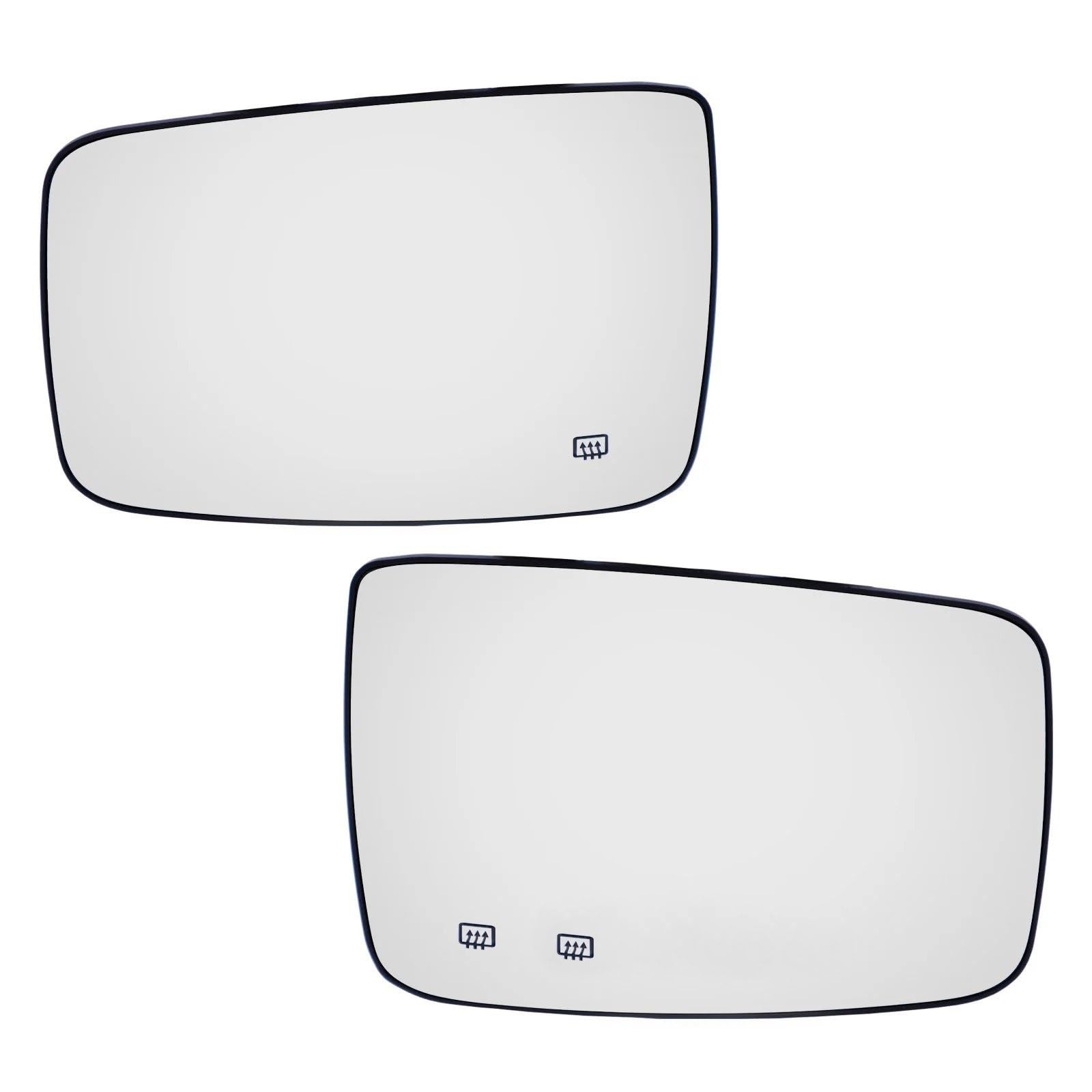 Rechts Spiegelglas Links Für Dodge Ram 1500 2500 2009-2019 Links Oder Rechts Seite LH RH Beheizte Auto Tür Flügel Spiegel Glas Auto Rückansicht Ersatzspiegelglas von QIFANB