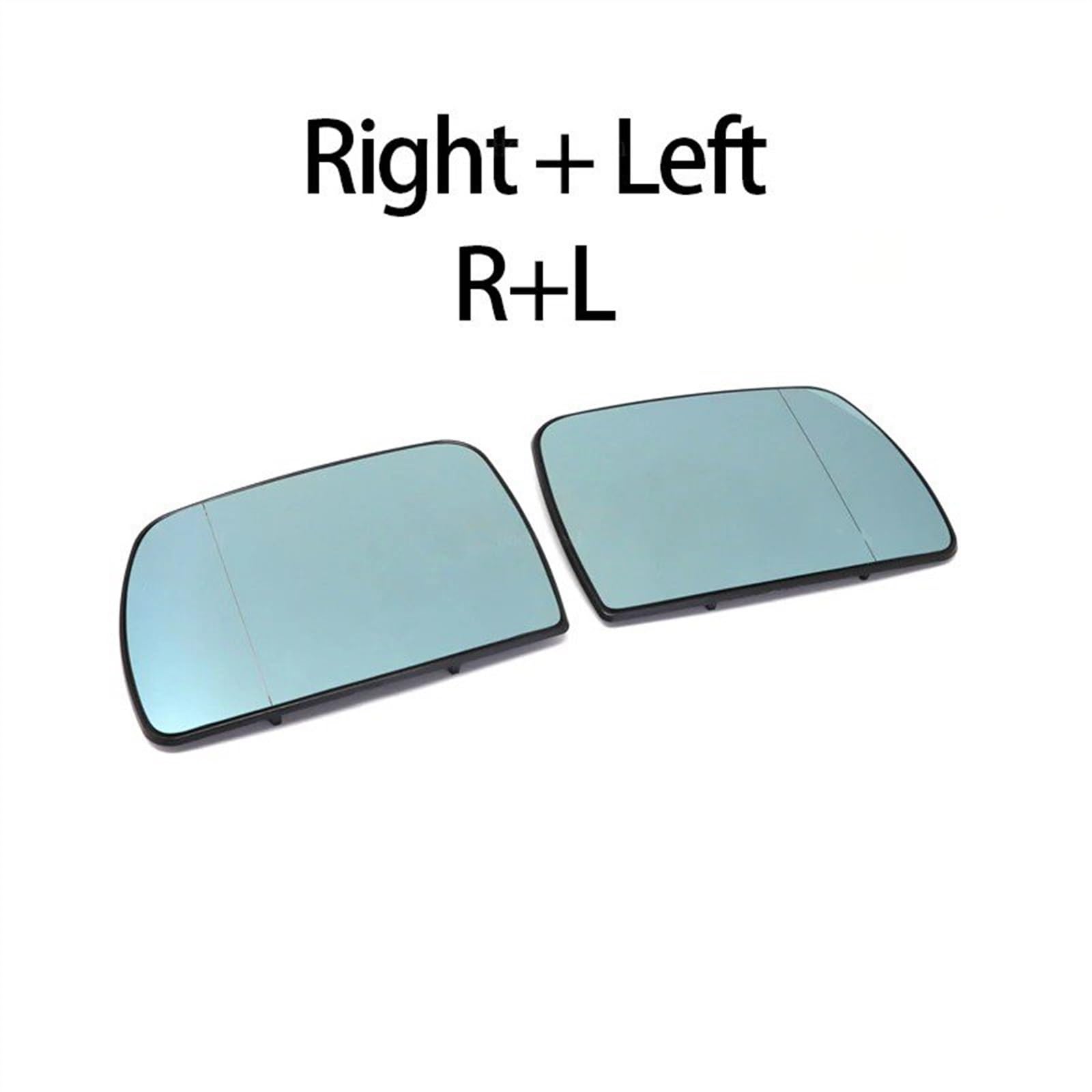 Rechts Spiegelglas Links Für X5 E53 1999 2000 2001 2002 2003 2004 2005 2006 Links und rechts blau beheizt Außenspiegel Glas Weitwinkel Rückspiegel Ersatzspiegelglas von QIFANB