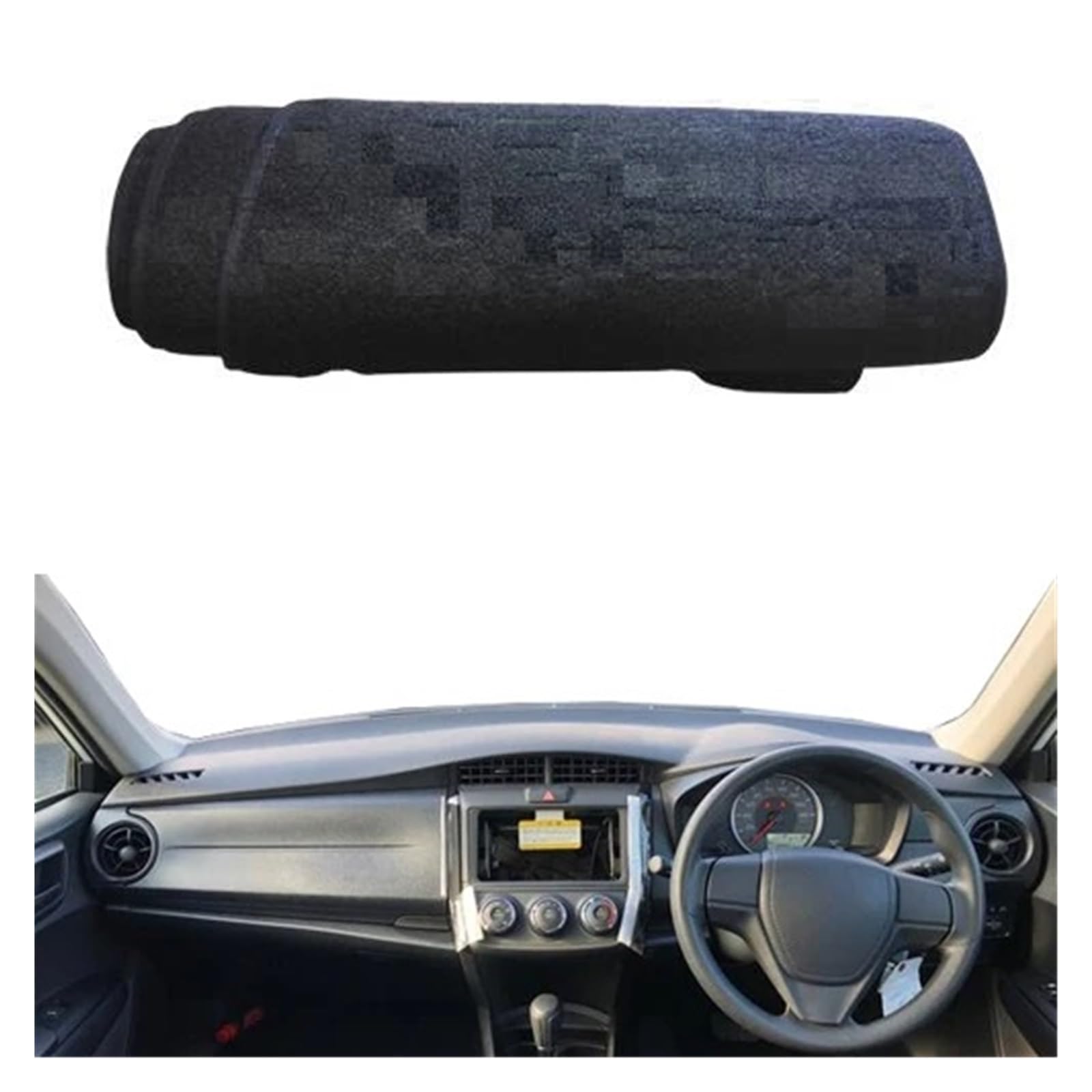 Armaturenbrett Pad Teppich Für Toyota Für Corolla Für Axio 2012-2017 2018 2019 Sonnenschutz Armaturenbrettabdeckung Auto Armaturenbrettabdeckung Dashmat Dashmatte Teppich Cape Teppich Dashmat(RHD Blac von QILINGS