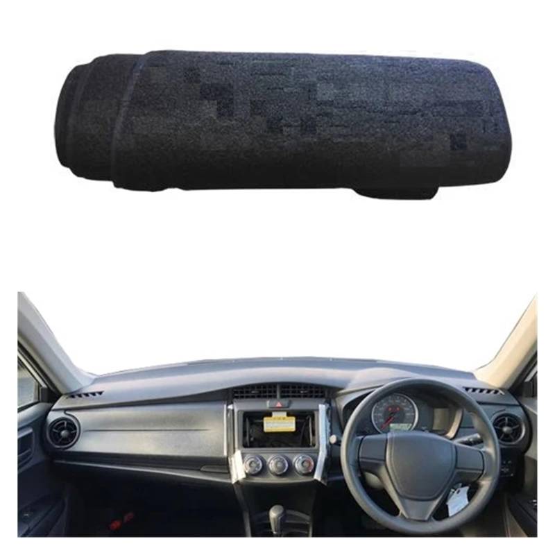 Armaturenbrett Pad Teppich Für Toyota Für Corolla Für Axio 2012-2017 2018 2019 Sonnenschutz Armaturenbrettabdeckung Auto Armaturenbrettabdeckung Dashmat Dashmatte Teppich Cape Teppich Dashmat(RHD Blac von QILINGS