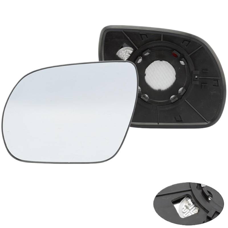 QILINGS Außenspiegel Glas Für Hyundai Für Santa Fe IX55 Für Veracruz 2007-2013 Mit Lampe Typ Außentür Rück Glas Auto Umkehr Seite Spiegel Objektiv Spiegelglas (Farbe : Pair(With Heated)) von QILINGS