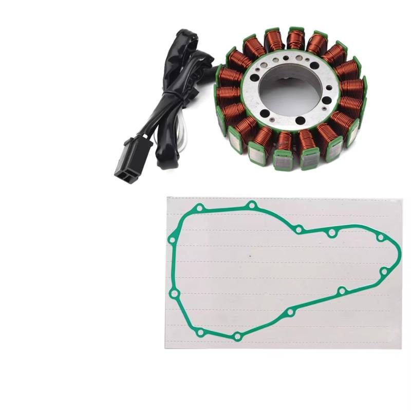 Auto Fußmatten Für Kawasaki Für Ninja 650 EX650 ABS EX650 Für ER-6F 2007-2011 Mit Dichtung Motor Stator Spule Spannungsreglergleichrichter Autoteppiche(D) von QILINGS