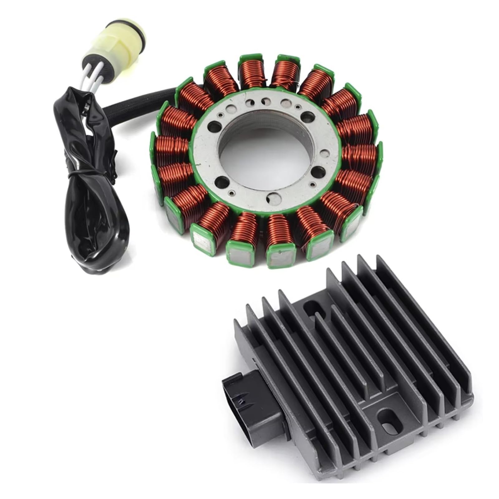 Auto Fußmatten Für Kawasaki Für ZR750 Z750 Z750S 2004-2007 ZR1000 Z1000 2003 2004 2005 2006 Stator Spule + Regler Rectifier Mit Dichtung Autoteppiche(A) von QILINGS