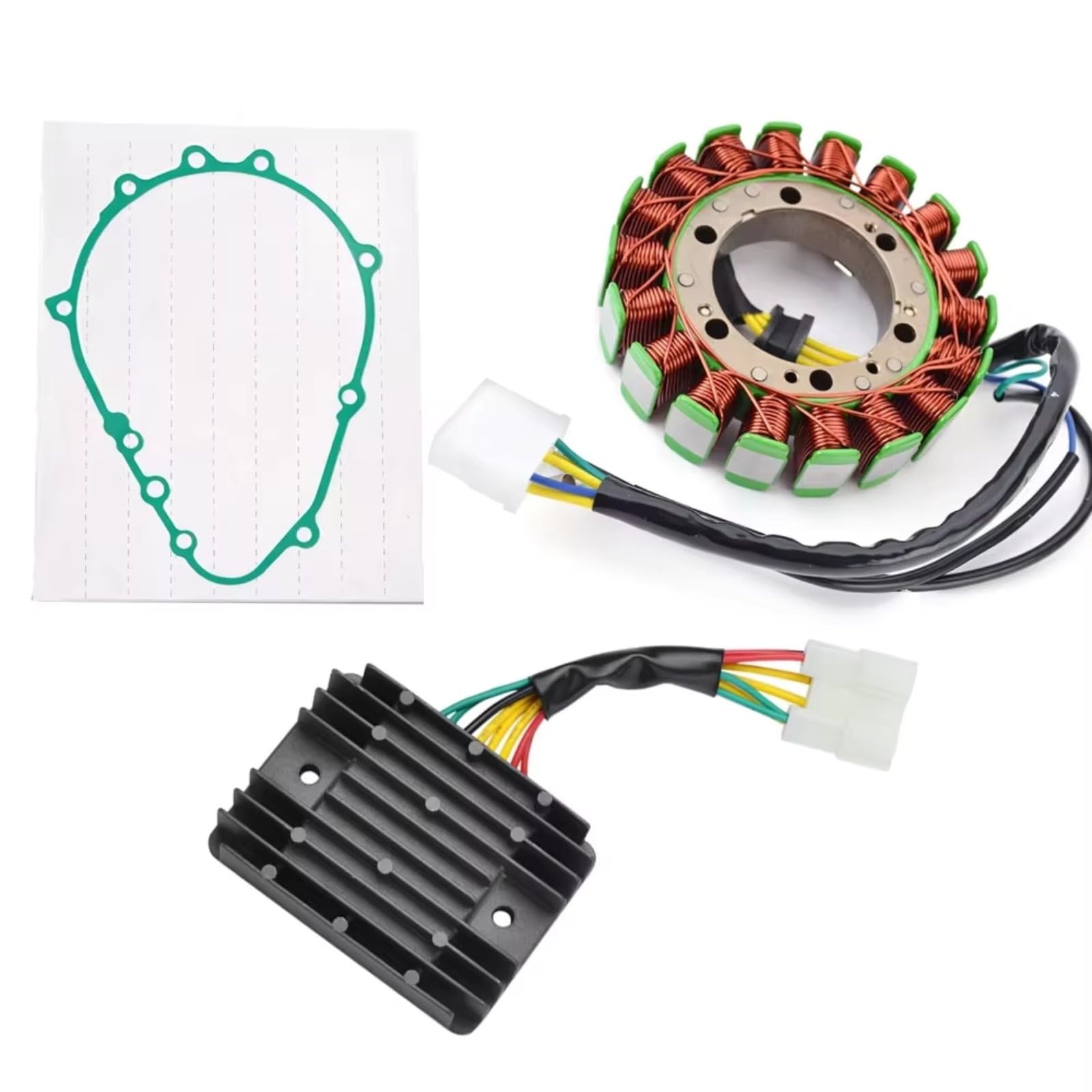 Auto Fußmatten Für Kawasaki Für ZX900 Für Ninja Für ZX-9R Für ZX9R 1998-2003 Motorrad Stator Spule Regler Gleichrichter Magnet Dichtung Autoteppiche(1998-1999) von QILINGS