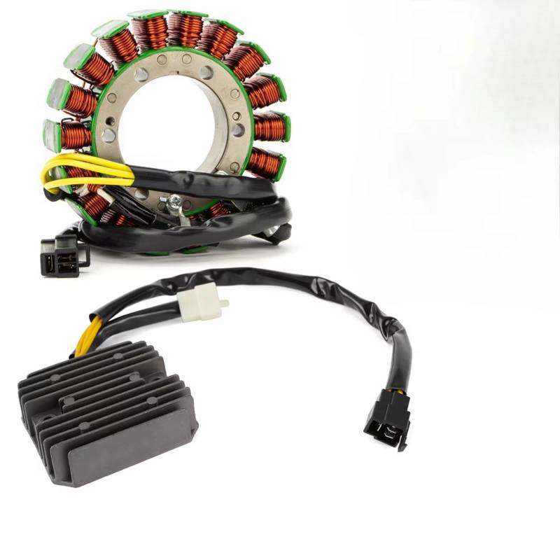 Auto Fußmatten Für NT400 Für BROS 400 NC25-100 105, 110 NT650 Für NT650A NT650 Für NT650AC Für Hawk GT Stator Spule + Regler Gleichrichter + Dichtung Autoteppiche(C) von QILINGS