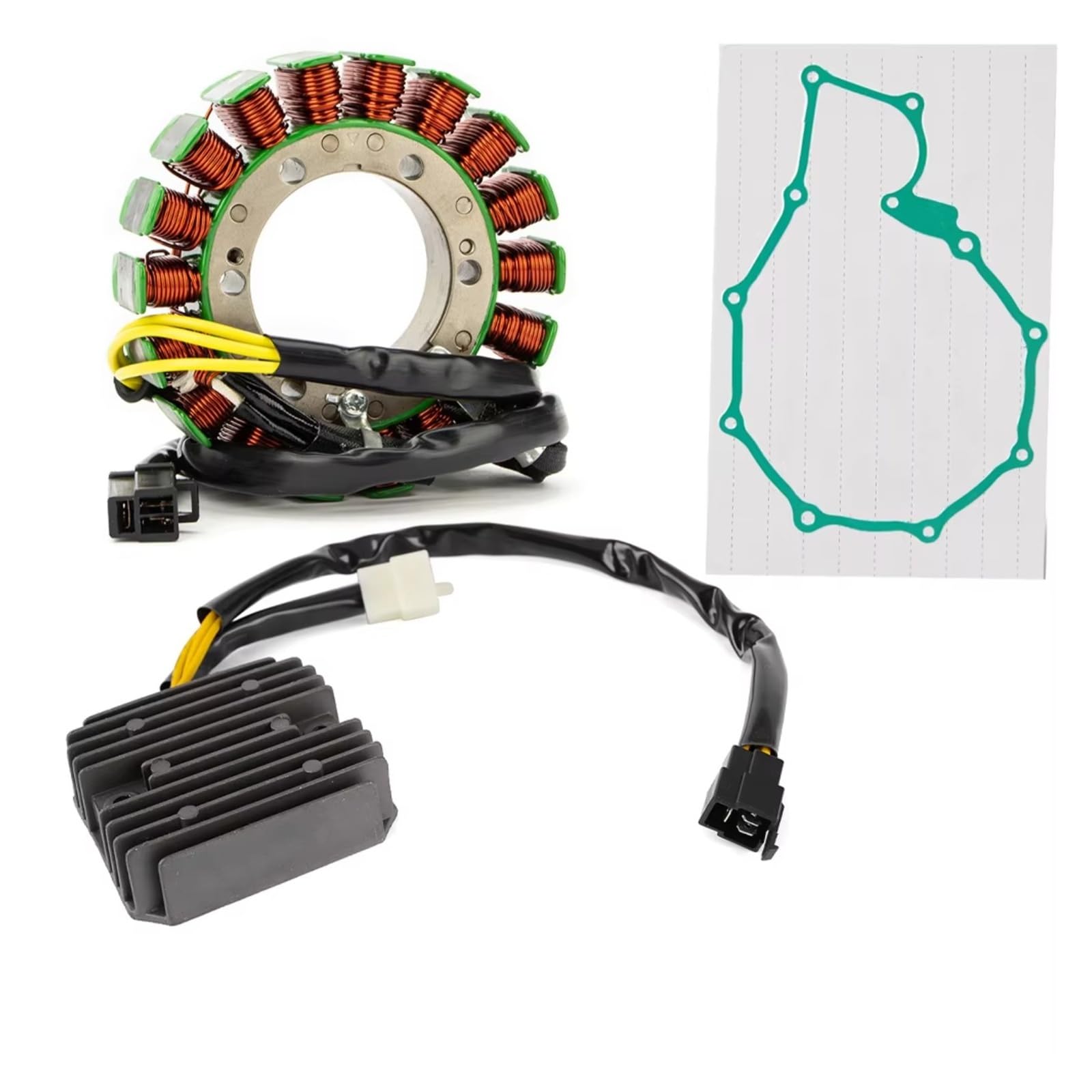 Auto Fußmatten Für NT400 Für BROS 400 NC25-100 105, 110 NT650 Für NT650A NT650 Für NT650AC Für Hawk GT Stator Spule + Regler Gleichrichter + Dichtung Autoteppiche(Z) von QILINGS