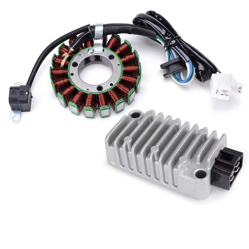 Auto Fußmatten Für TT250R Für TT-R Für Raid Für TT-R250 1993-2005 2006 Mit Dichtung Motor Stator Spule Spannungsreglergleichrichter Autoteppiche(D) von QILINGS