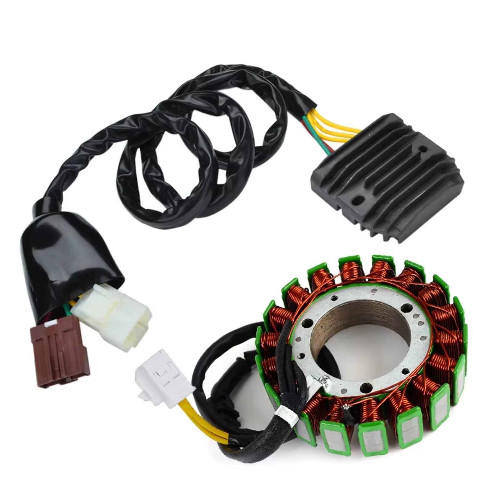 Auto Fußmatten Für XL1000V Für XLV1000 Für Varadero 2003-2007 2008 2009 2010 2011 Motorrad Stator Spule Regler Rectifier Autoteppiche von QILINGS