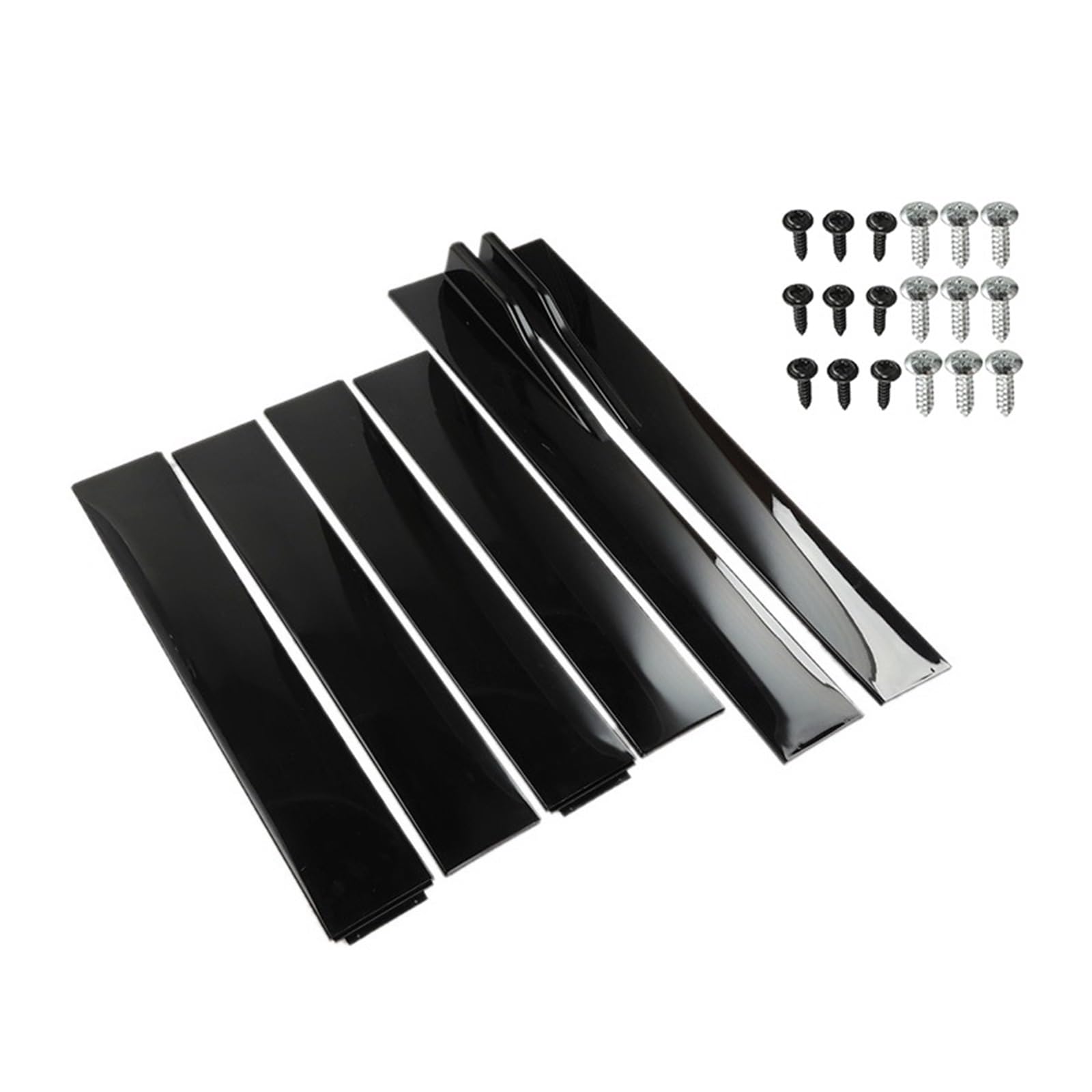 Car Body Side Rock A3 A4 A5 A6 A7 A7 A8 Q3 Q5 Q7 RS5 RS6 RS7 S3 S4 TTRocker Panels Lip Flügel Splitter autoscooter Seite Röcke Verlängerung Auto Seitenrock Splitter(2m Bright Black) von QILINGS