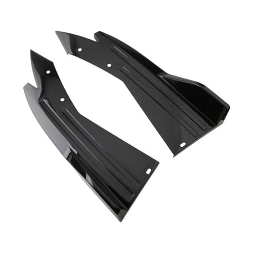 Car Body Side Rock Auto Hintere Stoßstange Lip Winglets Seite Rock Splitter Spoiler Lippen Flügel Trim Stoßstange Splitter Auto Dekorative Schutz Wachen Auto Seitenrock Splitter(Bright Black) von QILINGS