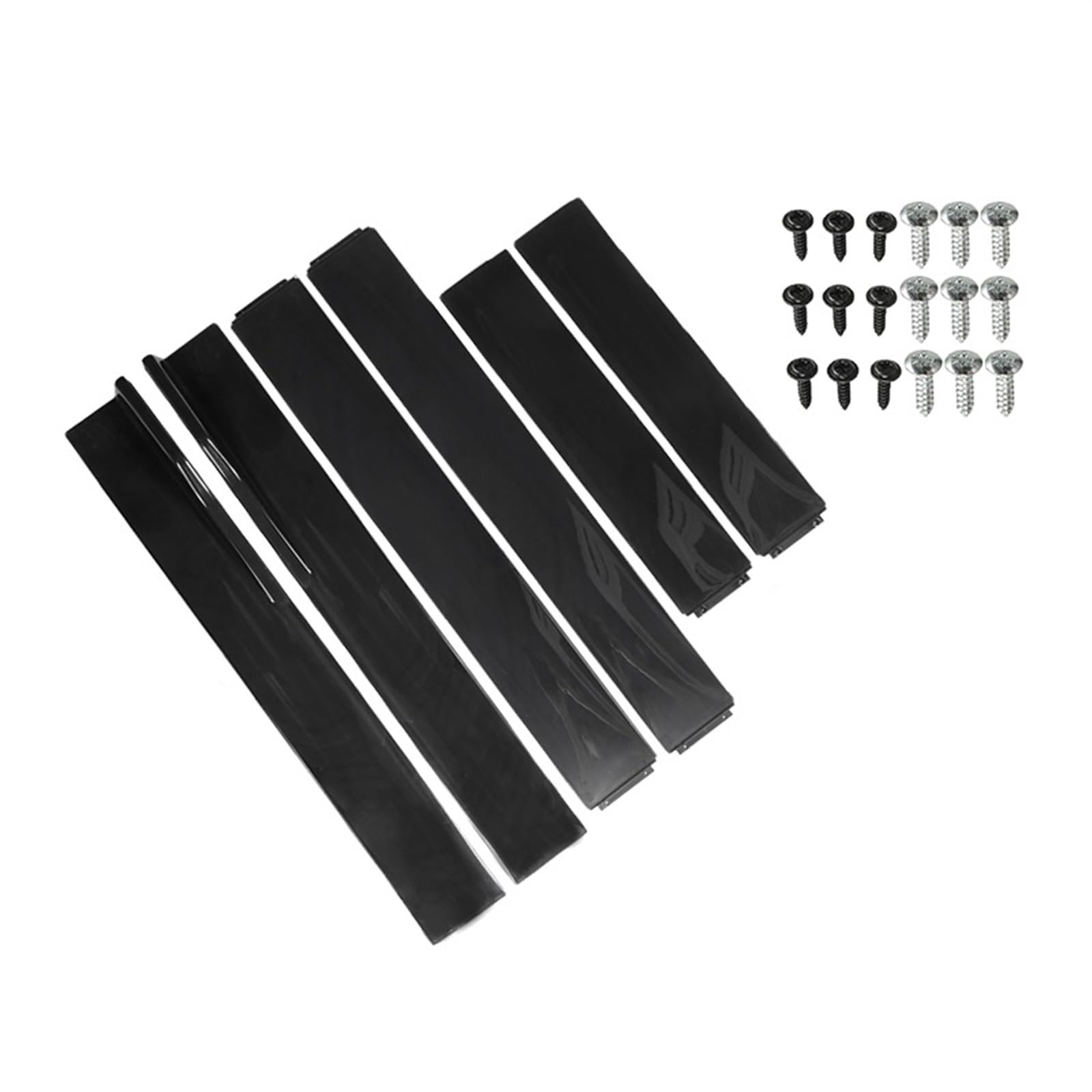 Car Body Side Rock Für Für Lancer Für Evolution Für Eclipse Alle Modelle Universal Schwarz 2 M/2,2 M Rocker Panels Lip Flügel Splitter Auto Seitenschweller Auto Seitenrock Splitter(2.2m Bright Black) von QILINGS