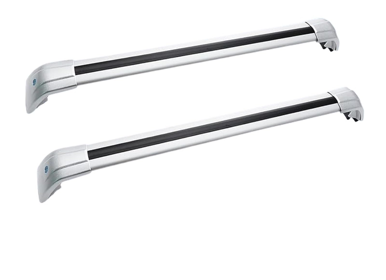 Dachträger 2PCS Für Ford Für Escape 2020-2024 Dachreling Rack Querstangen Kreuz Bars Abschließbare Aluminium Legierung Dachgepäckträger(Silber) von QILINGS