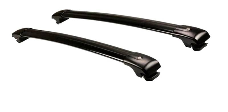 Dachträger 2PCS Für Roewe Für MG RX5 Für MAX 2019-2024 Dachreling Rack Bars Querlatte Kreuz Bars Dachgepäckträger(Schwarz) von QILINGS