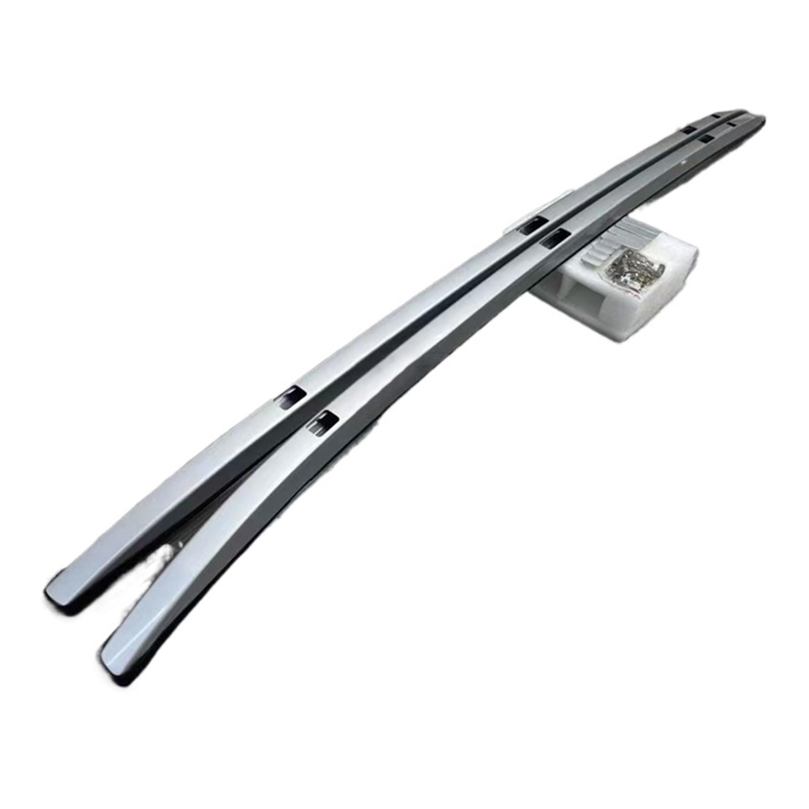 Dachträger Für CRV Für CR-V 2023 2024 Aluminiumlegierung Schienen Bar Gepäckträger Trägerstangen Top Rail Boxe Dachgepäckträger(Siver) von QILINGS