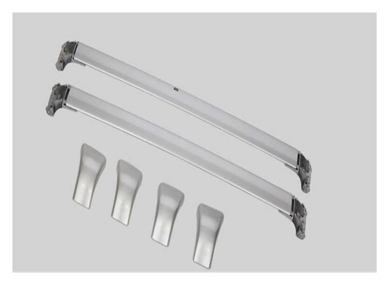 Dachträger Für Toyota Für Highlander 2015-2020 Cross Bar Dach Rack Gepäck Racks Träger Bars Top Schiene Boxen Aluminium Schienen Dachgepäckträger(Silber) von QILINGS