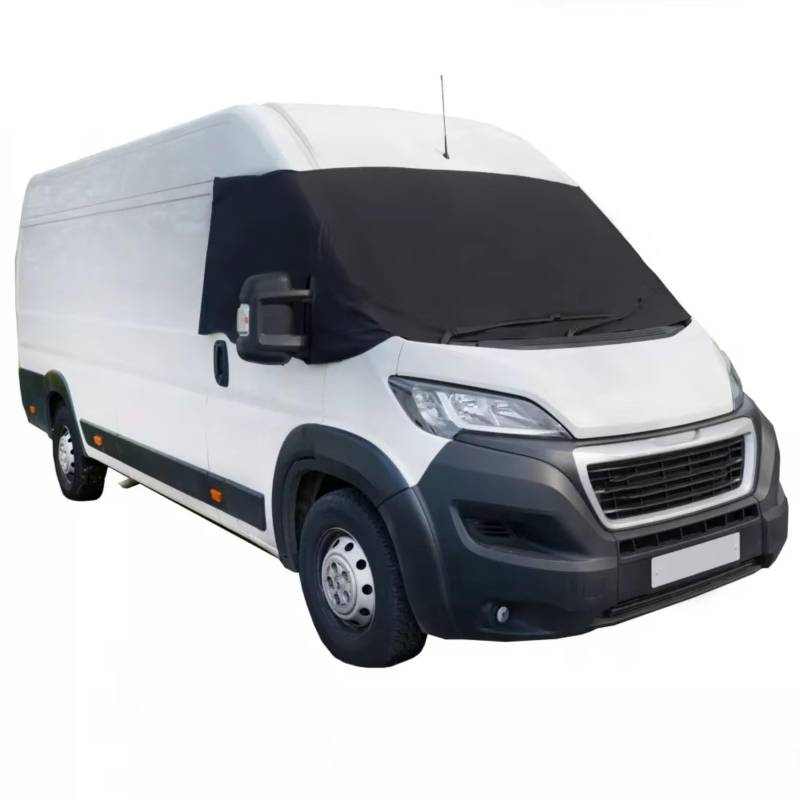 Frontscheibenabdeckung Für FIAT Für Ducato 2006-ONWARDS Wohnmobil Windschutzscheibe Sonnenschutz Abdeckung Außen Abdeckungen Auto Schnee EIS Abdeckung Sonnenschutz Seitenscheibe von QILINGS