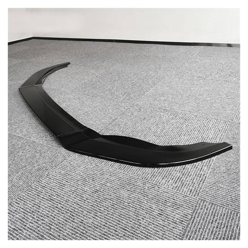 Frontstoßstange Spoiler Für Golf 6 MK6 R R20 2008 2009 2010 2011 2012 2013 Für Maxton Stil Auto Front Stoßstange Splitter Lip Diffusor Körper Kit Spoiler Schutz Frontlippe Spoiler(Glossy Black) von QILINGS