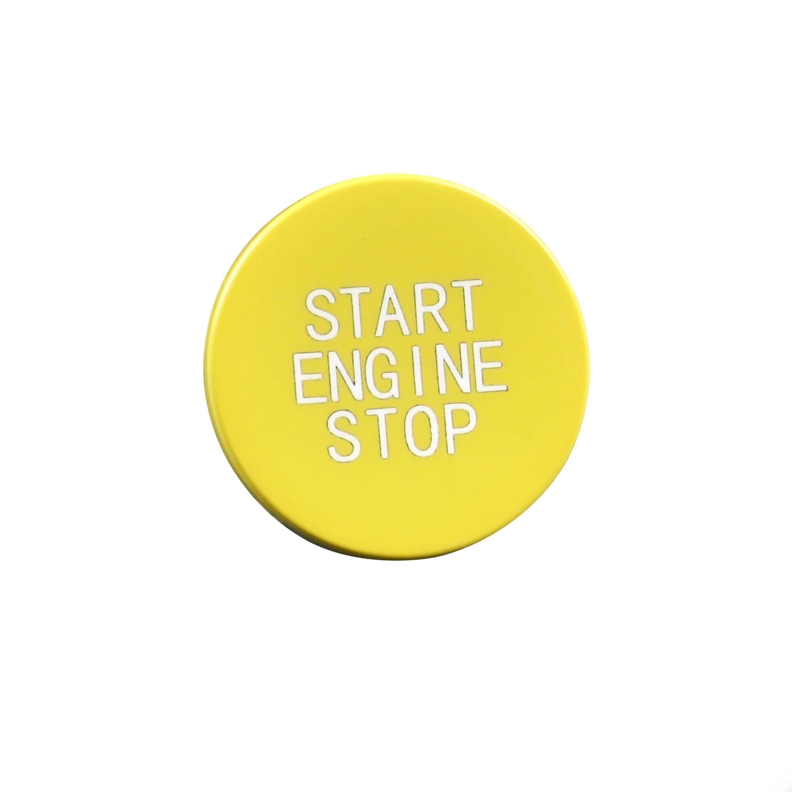 Innenzubehör Für 1 2 3 4 8 X5 X6 X7 Z4 Serie F40 F44 G20 G22 G14 G05 G06 G29 auto Motor Start Stop Schalter Taste Aufkleber Innen Trim Auto Innenform(Yellow) von QILINGS