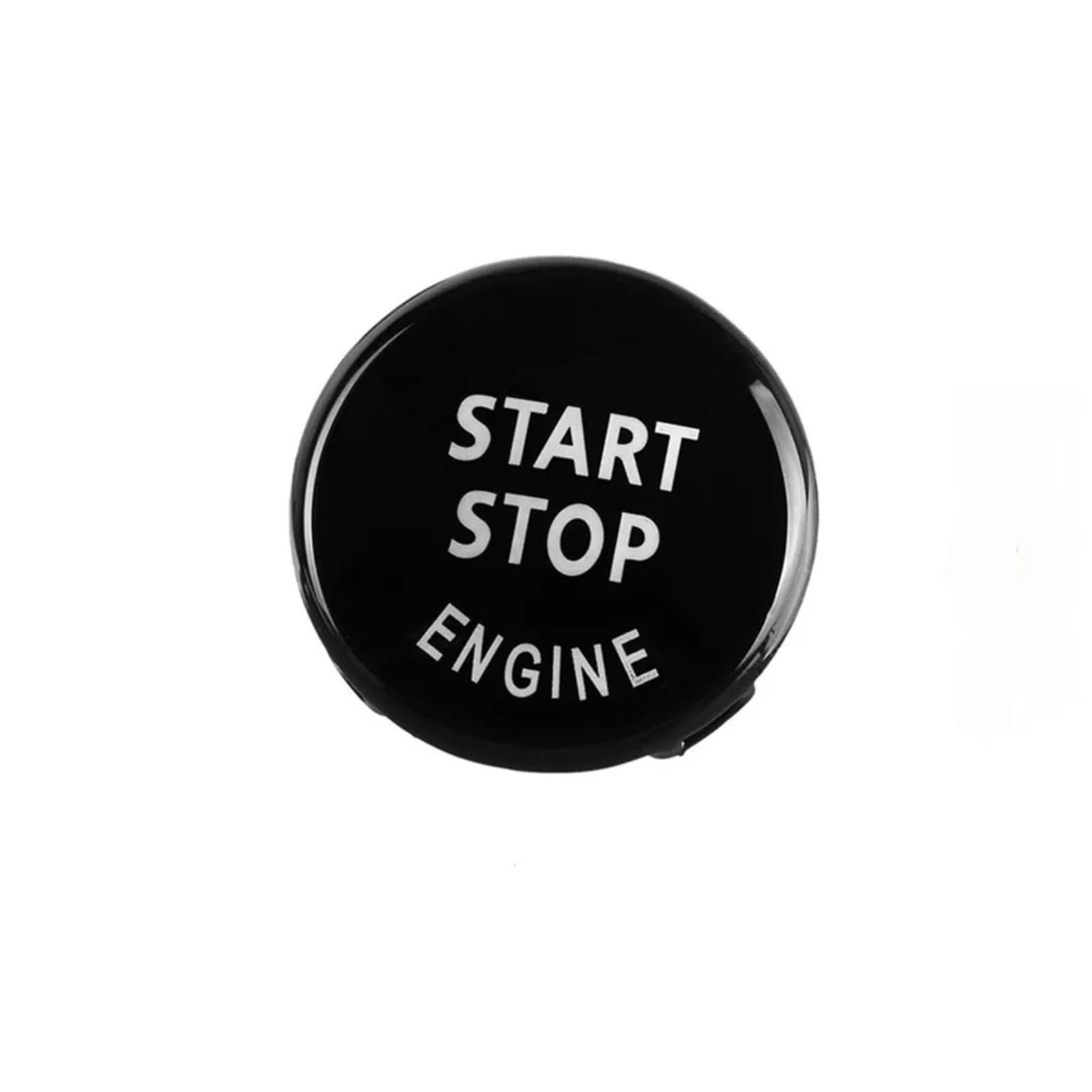 Innenzubehör Für 13 5 Serie X1 X5 X6 E71 Z4 E87 E90 E91 E60 E84 E83 Auto Motor Schalter start Stop Taste Abdeckung Auto Innenform(Bright black) von QILINGS