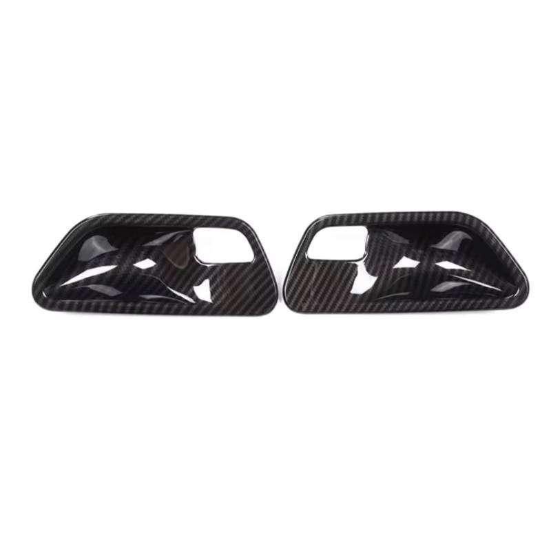 Innenzubehör Für 3 4 Serie F30 F32 F35 2013-2018 Auto Zubehör ABS Plasti Innen Tür Griff Schüssel Abdeckung trim Auto Innenform(2pcs Carbon fiber) von QILINGS