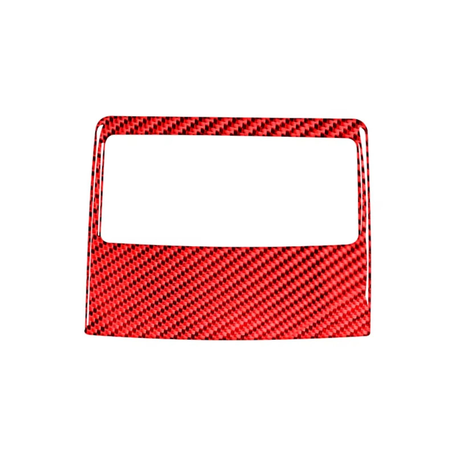 Innenzubehör Für 3 Serie E90 2005-2012 Carbon Fiber Innen Auto Hinten Klimaanlage Vents Dekoration Aufkleber Trim Abdeckung Auto Innenform(Red) von QILINGS