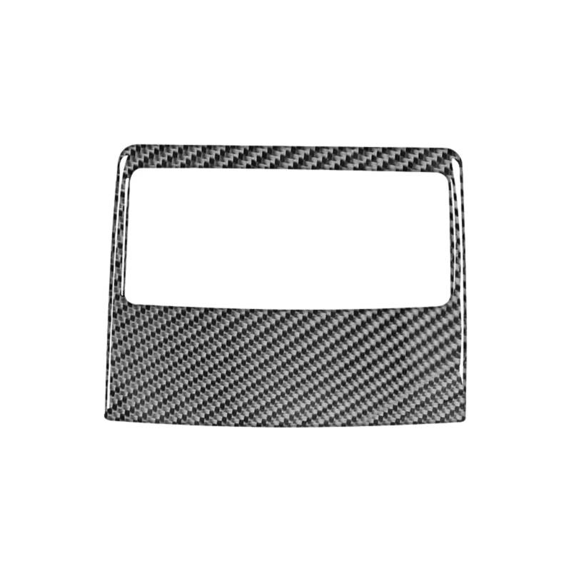 Innenzubehör Für 3 Serie E90 2005-2012 Carbon Fiber Innen Auto Hinten Klimaanlage Vents Dekoration Aufkleber Trim Abdeckung Auto Innenform(Schwarz) von QILINGS