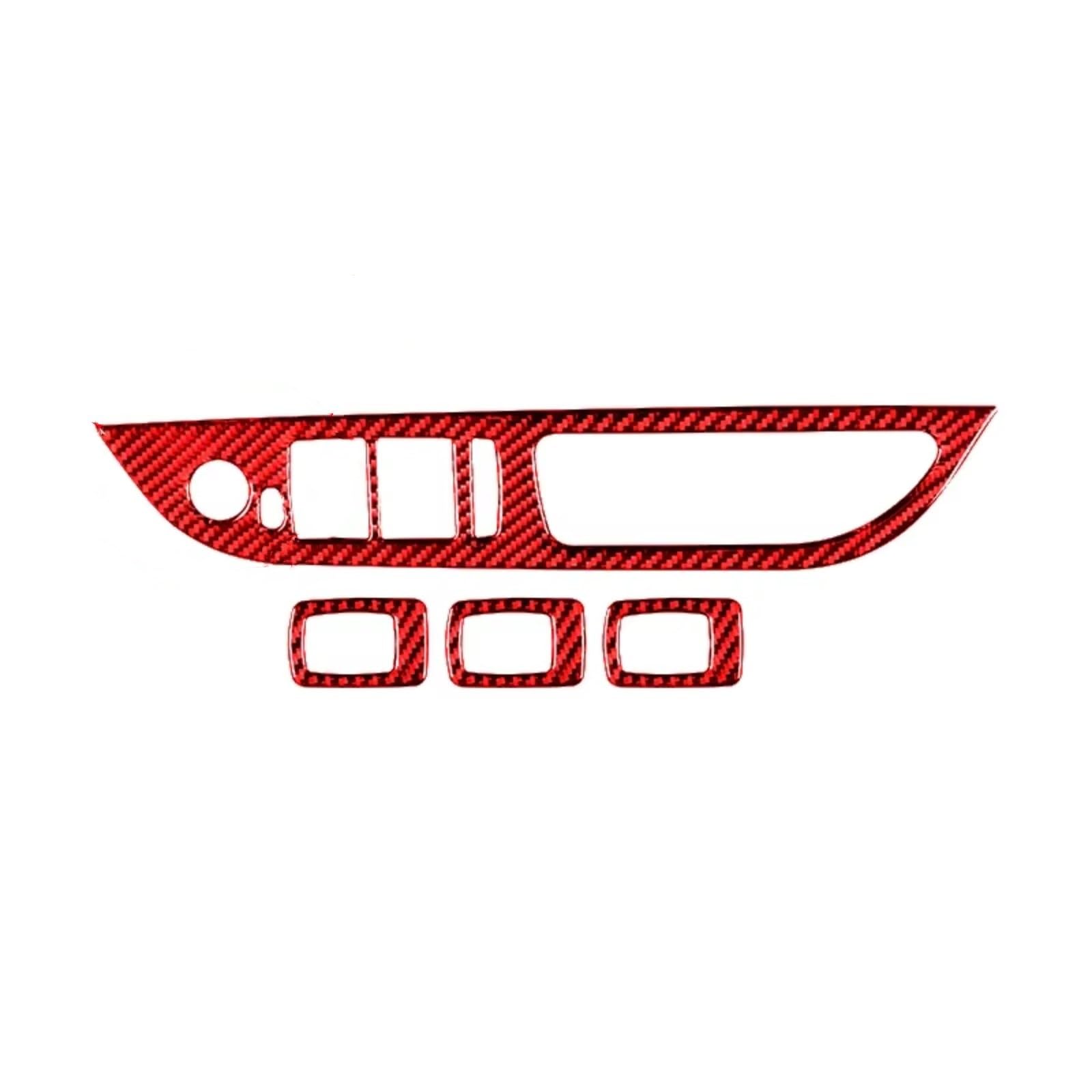 Innenzubehör Für 5 Series E60 2005–2010, Auto-Innenraum, Autofenster, Hebe-Bedienfeld, Verkleidung, Rahmenaufkleber Auto Innenform(RHD B) von QILINGS