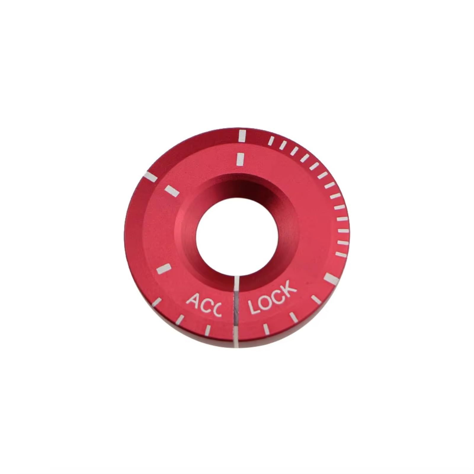 Innenzubehör Für A1 A3 A4 A5 A6 A7 A8L Q3 Q5 Q7 TT Auto-Styling Auto Zündung Schalter Dekoration Schlüssel ring Aufkleber Auto Innenform(Red) von QILINGS