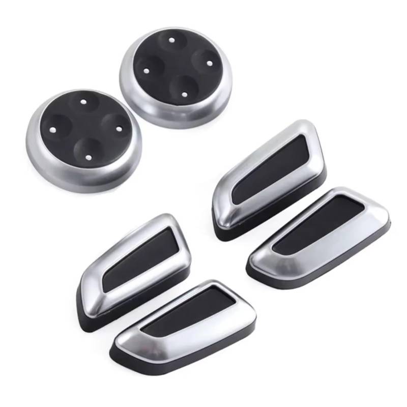 Innenzubehör Für A3 A4 B8 A5 A6 C6 C7 A7 Q3 Q5 ABS Auto Für Sitz Einstellung Taste Schalter Abdeckung Knopf trim Abdeckung 6Pcs Auto Innenform von QILINGS