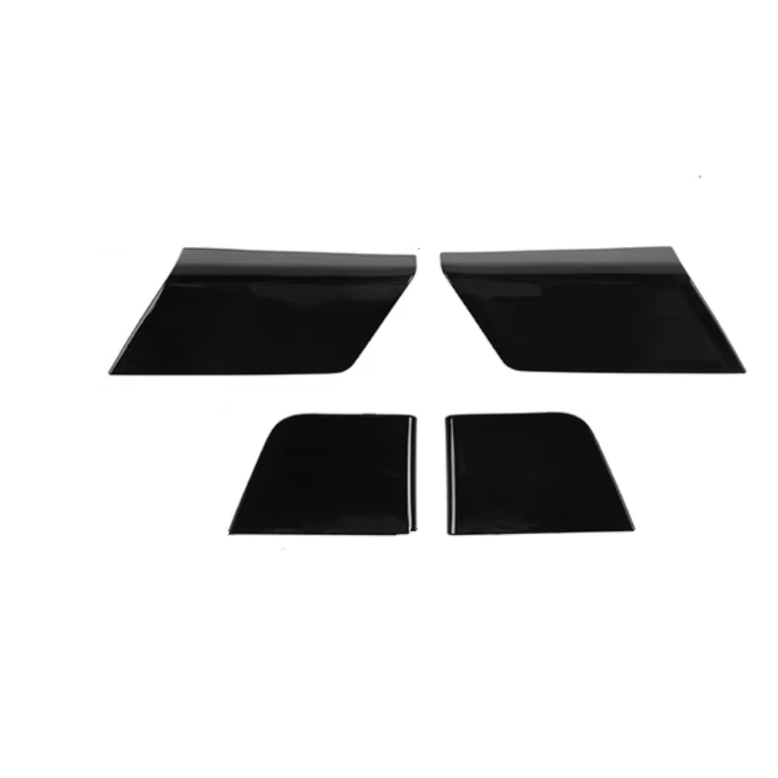 Innenzubehör Für Ford für F150 2021-2024 Auto Tür Panel Trim Fenster Lift-Taste Seite Dekoration Abdeckung Innen Auto Innenform(Schwarz) von QILINGS