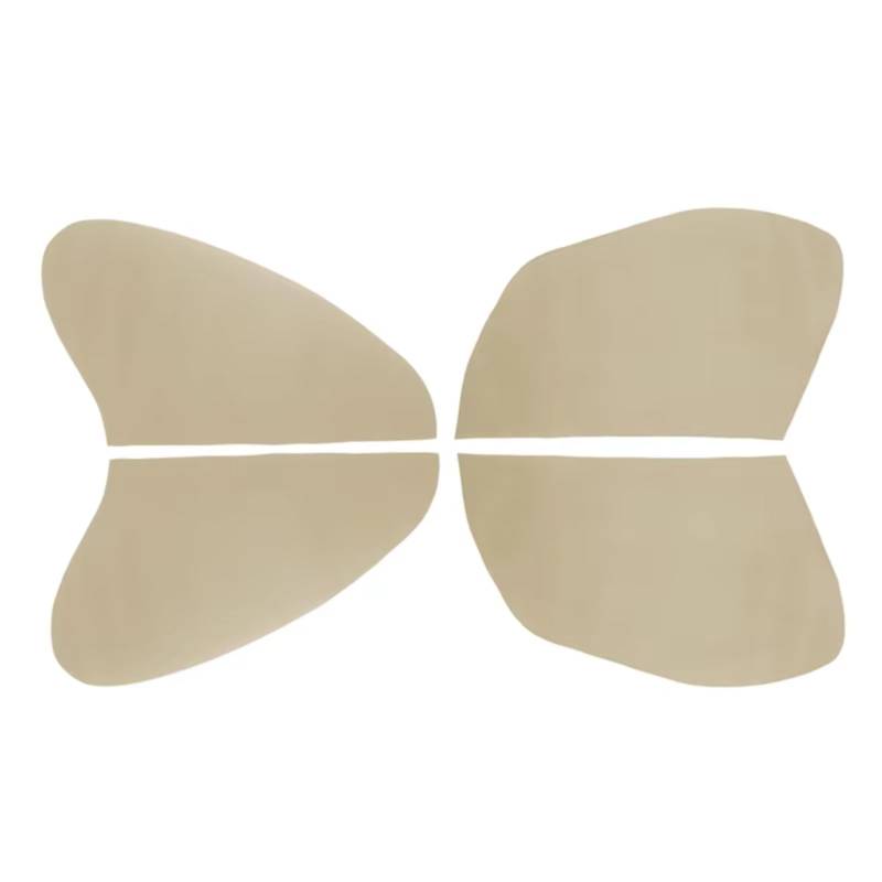 Innenzubehör Für Jazz Für Fit Fließheck 2004 2005 2006 2007 Auto-styling Tür Armlehne Panel Abdeckung Aufkleber Trim Weiche Leder tür Panel Abdeckung Auto Innenform(4pcs Beige) von QILINGS