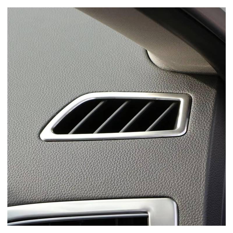 Innenzubehör Für Koleos für Samsung QM6 2016-2020 Auto Innen Vorne Air Vent Conditioner Dekorative Trim Abdeckung Aufkleber Auto Innenform(Stainless steel 1) von QILINGS