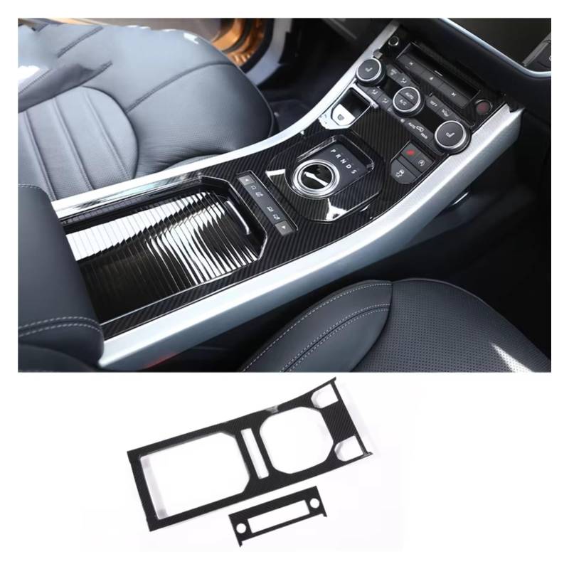 Innenzubehör Für Land Für Rover Für Range Für Rover Für Evoque 2011-2018 Auto Center Panel Lenkrad Trim Auto Innenform(10) von QILINGS