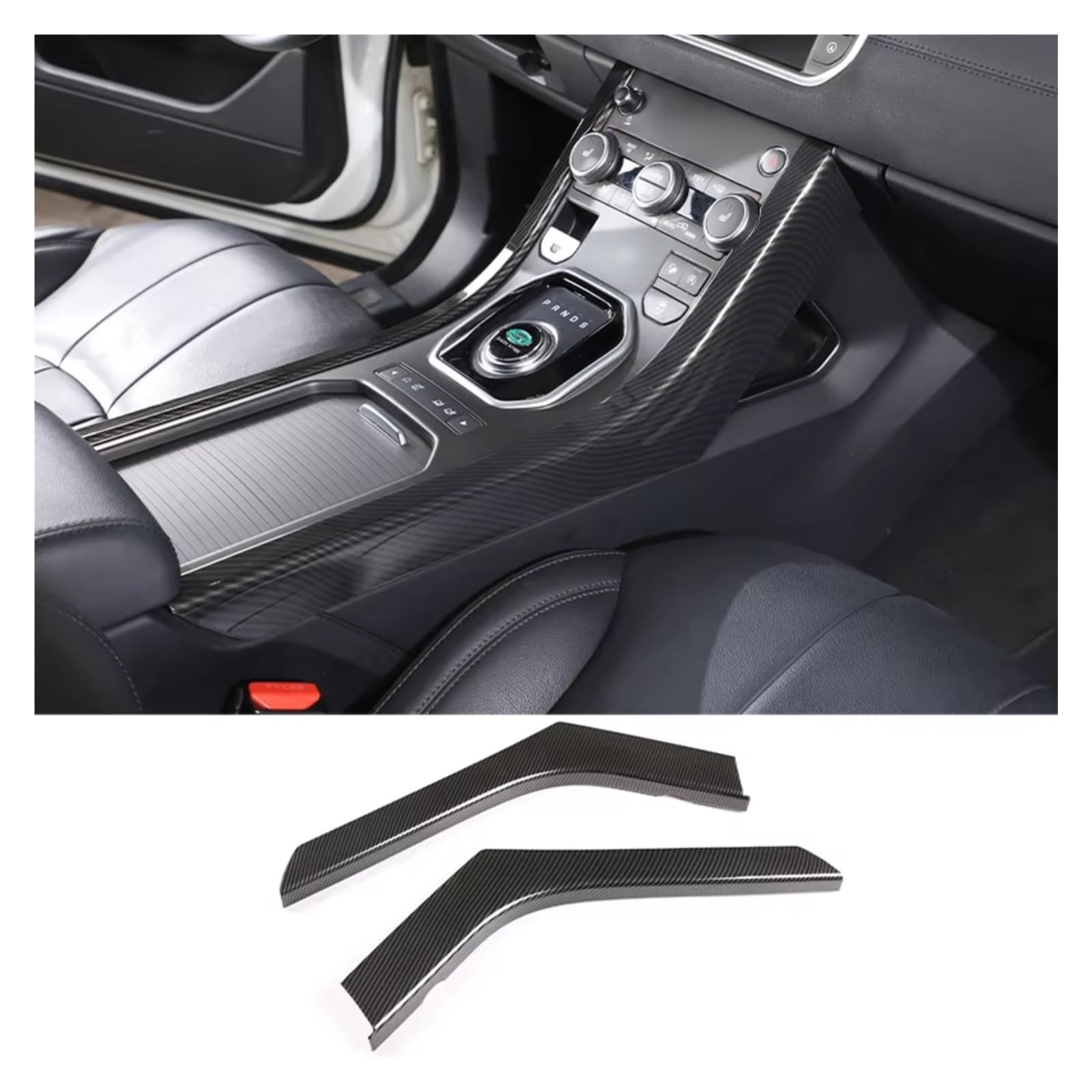 Innenzubehör Für Land Für Rover Für Range Für Rover Für Evoque 2011-2018 Auto Center Panel Lenkrad Trim Auto Innenform(11) von QILINGS