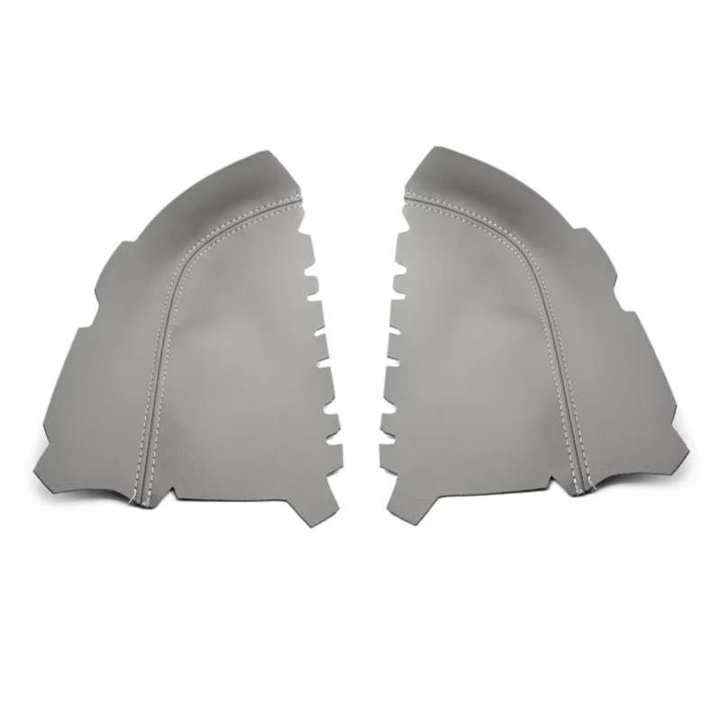 Innenzubehör Für Pilot 2009-2013 2 Stück Autotür Armlehne Panel Haut Abdeckung Aufkleber Trim weiches Leder Tür Panel Abdeckung Auto Innenform(Front Gray) von QILINGS