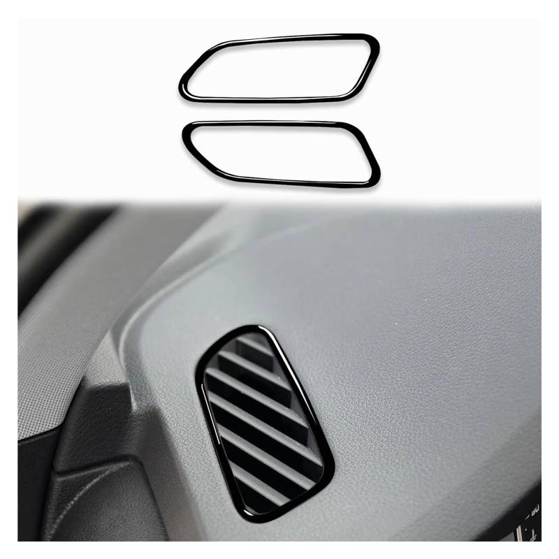 Innenzubehör Für Q7 SQ7 4M 2016-2019 Auto Lenkrad Getriebe Panel Air Outlet Tür Trim Innen Aufkleber Auto Innenform(2 Pcs B) von QILINGS