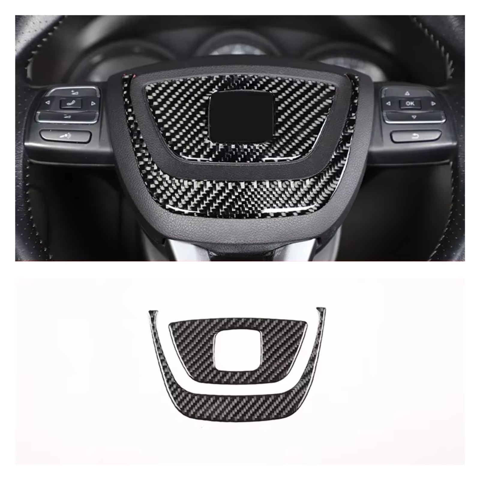 Innenzubehör Für Sitz Für Leon 2008-2012 Auto Konsole Getriebe Shift Panel Dekoration Abdeckung Trim Aufkleber Weiche Carbon Faser Auto Innenform(12) von QILINGS