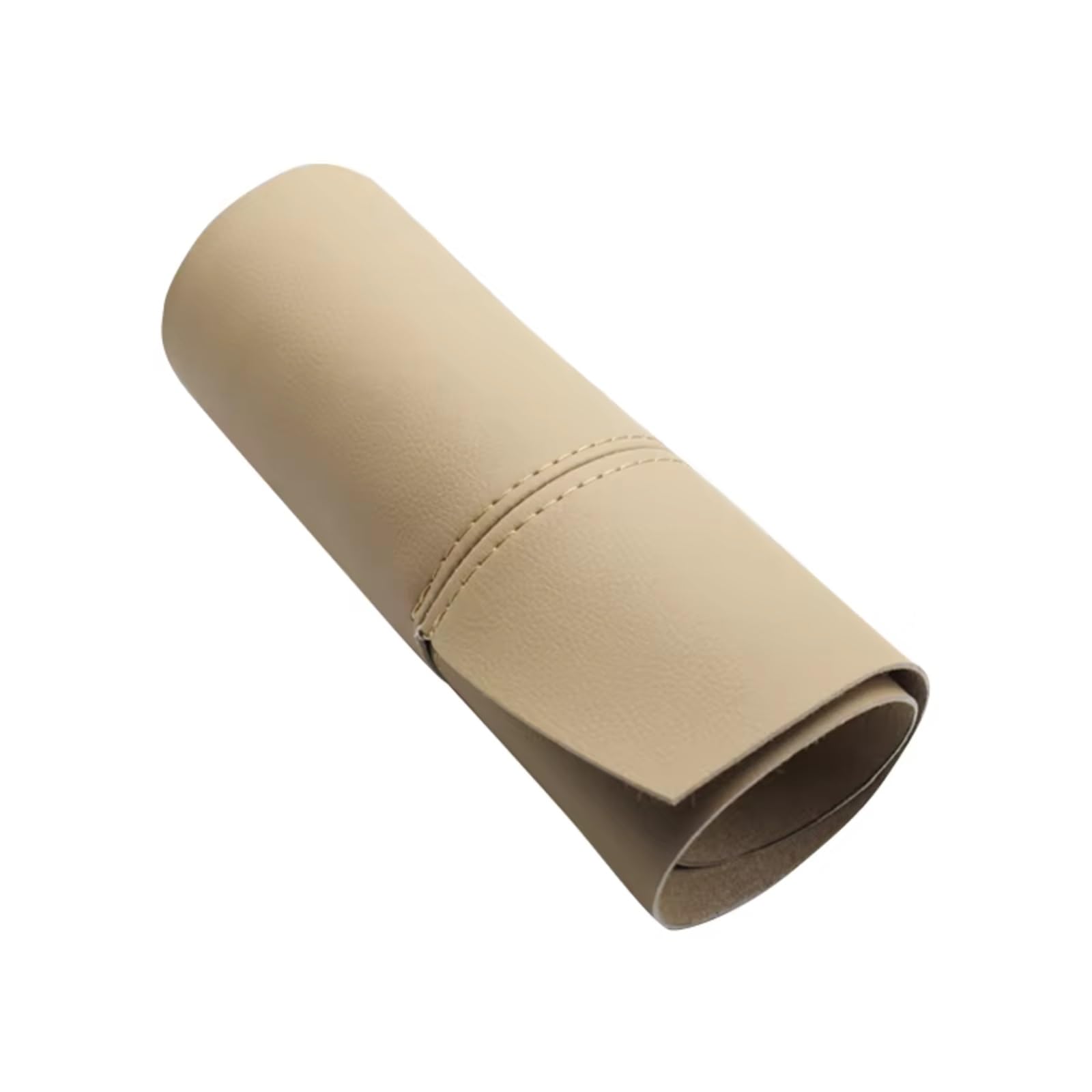 Innenzubehör Für VW Für Passat B6 2006 2007 2008 2009 2010 Auto Innen Mikrofaser Leder Tür Griff Panel Armlehne Abdeckung trim Auto Innenform(Beige-Beige Line,4pcs) von QILINGS