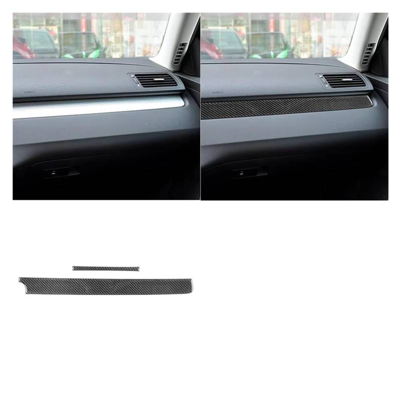 Innenzubehör Für VW Für Passat B6 2006-2011 Dashboard Tacho Panel Trim Abdeckung Innen Auto Aufkleber Auto Innenform(Type A) von QILINGS