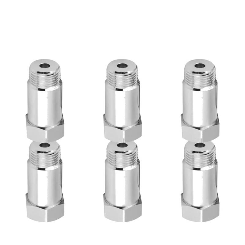 O2 Sauerstoffsensor 10-1 STÜCKE Für M18X1.5 Sauerstoff O2 Sensor Extender O2 Sauerstoff Sensor Spacer Auto CEL Fix Check Engine Licht Eliminator Adapter Konverter Regelsonde(4 PCS) von QILINGS