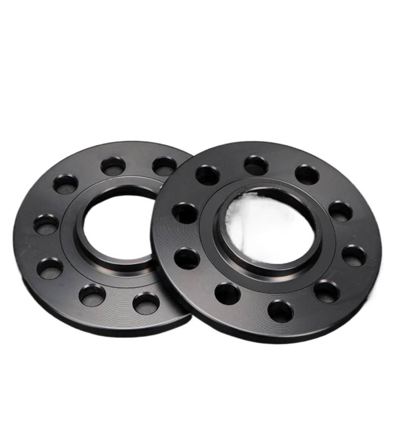 QILINGS Auto Distanzscheiben Für 5 Lugs Universal Series Car 2 Stück 3/5/8/10/12/15 Mm Spurverbreiterungsadapter PCD 5x114,3 CB 64,1 Mm/70,1 Mm Anzug Spurverbreiterungen(12mm Black 70.1) von QILINGS