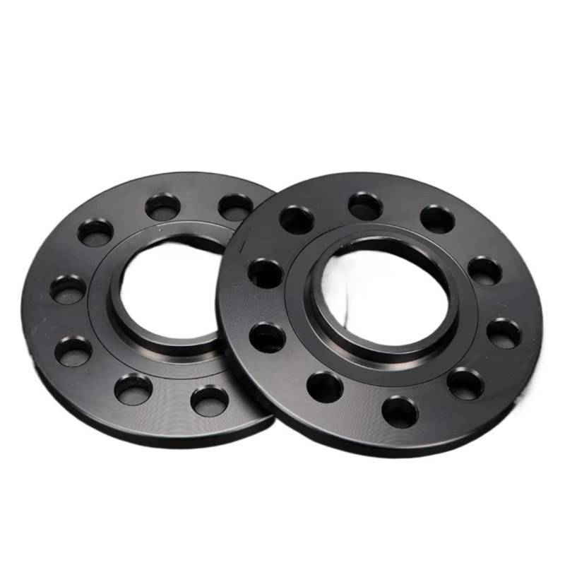 QILINGS Auto Distanzscheiben Für Dodge Universal Auto 2 Stück 3/5/8/12/15/20mm PCD 5x115 CB 71,6mm Aluminium Rad Spacer Adapter 5 Lug Anzug Spurverbreiterungen(15mm Black) von QILINGS