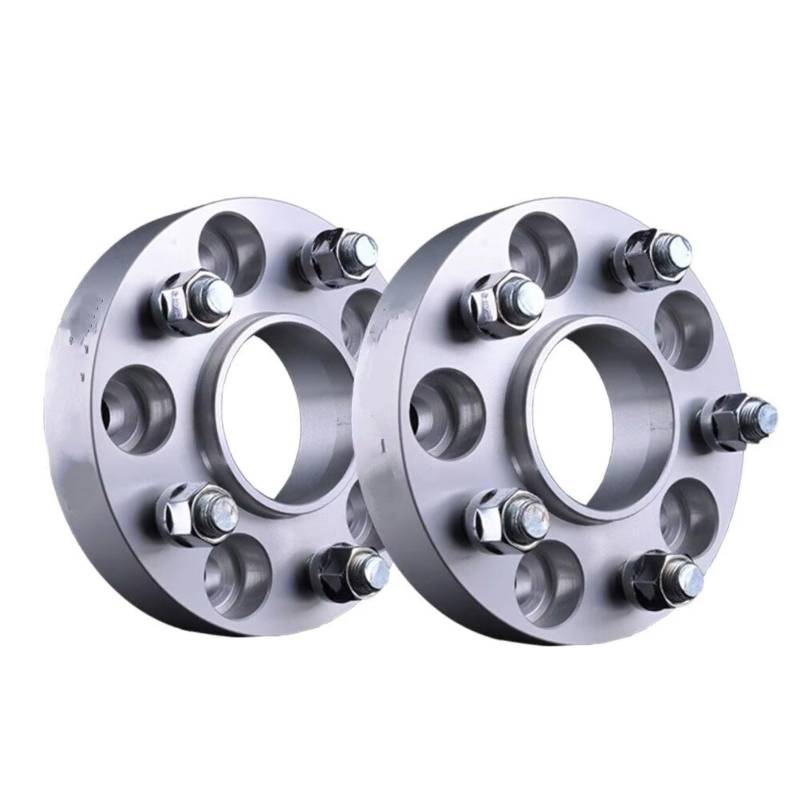 QILINGS Auto Distanzscheiben Für Hyundai Für Limousine N Für IONIQ 5/ix25/ix35 2 stück 5x114,3 67,1mm Rad Spacer Spurverbreiterungen(Silver 30mm) von QILINGS