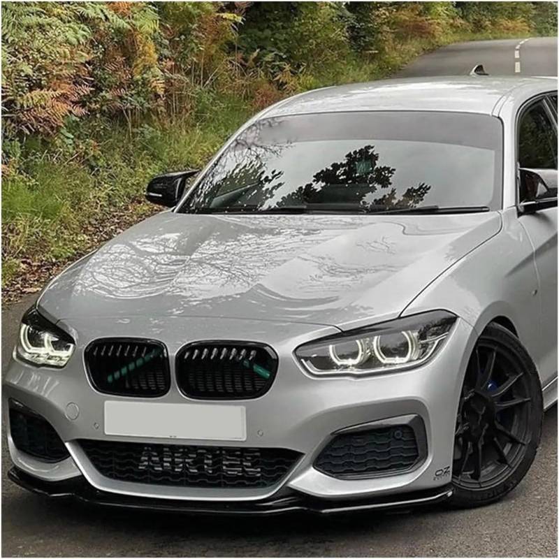 QILINGS Frontstoßstange Spoiler Für 1-Serie F20 F21 2015~2019 118i 120i M135i M140i Auto Front Stoßstange Lip Splitter Diffusor Körper Kit Spoiler Frontlippe Spoiler(Glossy Black) von QILINGS