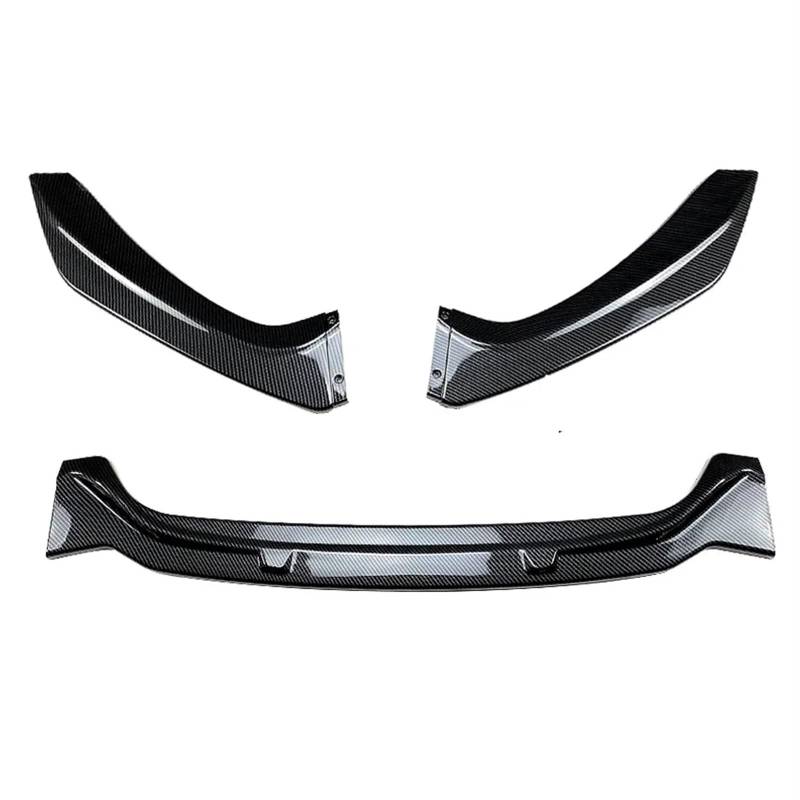 QILINGS Frontstoßstange Spoiler Für 1er F20 F21 Für Pack 118i 120i 2015-2019 Auto Spoiler Stoßstange Frontspoiler Lippe Splitter Diffusor Lip Body Kit Frontlippe Spoiler(Carbon Look Set) von QILINGS