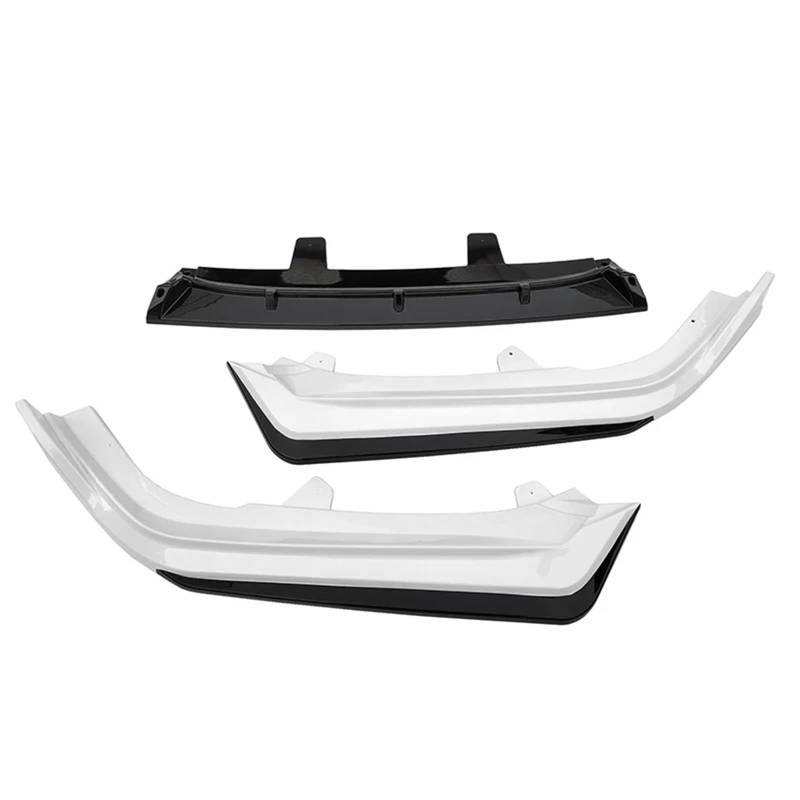 QILINGS Frontstoßstange Spoiler Für Accord 10.5th Für Gen 2021-2022 Auto Kühlergrill Front Stoßstange Lip Spoiler Splitter Deflektor Wachen Körper Kit Frontlippe Spoiler(Black White A) von QILINGS