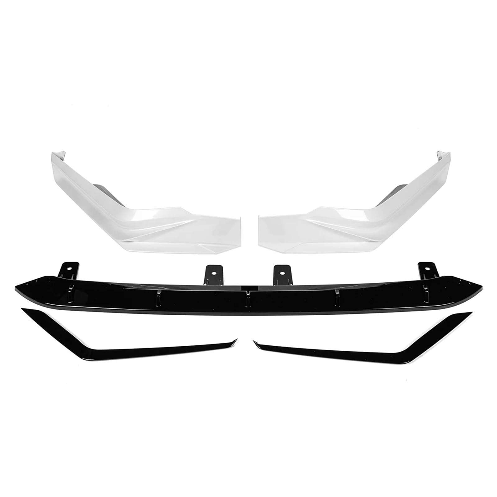 QILINGS Frontstoßstange Spoiler Für Civic FE180 2022-2023 Frontstoßstange Wache Schutz Frontspoilerlippe Kinn Stoßstange Body Kits Splitter Frontlippe Spoiler(Weiß) von QILINGS