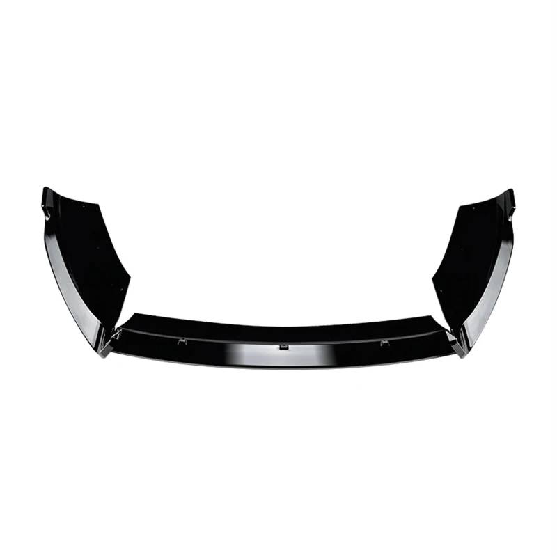 QILINGS Frontstoßstange Spoiler Für Ford Für Fiesta MK6 ST 2012-2017 Auto Front Stoßstange Lip Splitter Diffusor Body Kit Spoiler Stoßstange Wache Schutz Zubehör Frontlippe Spoiler(Gloss Black) von QILINGS