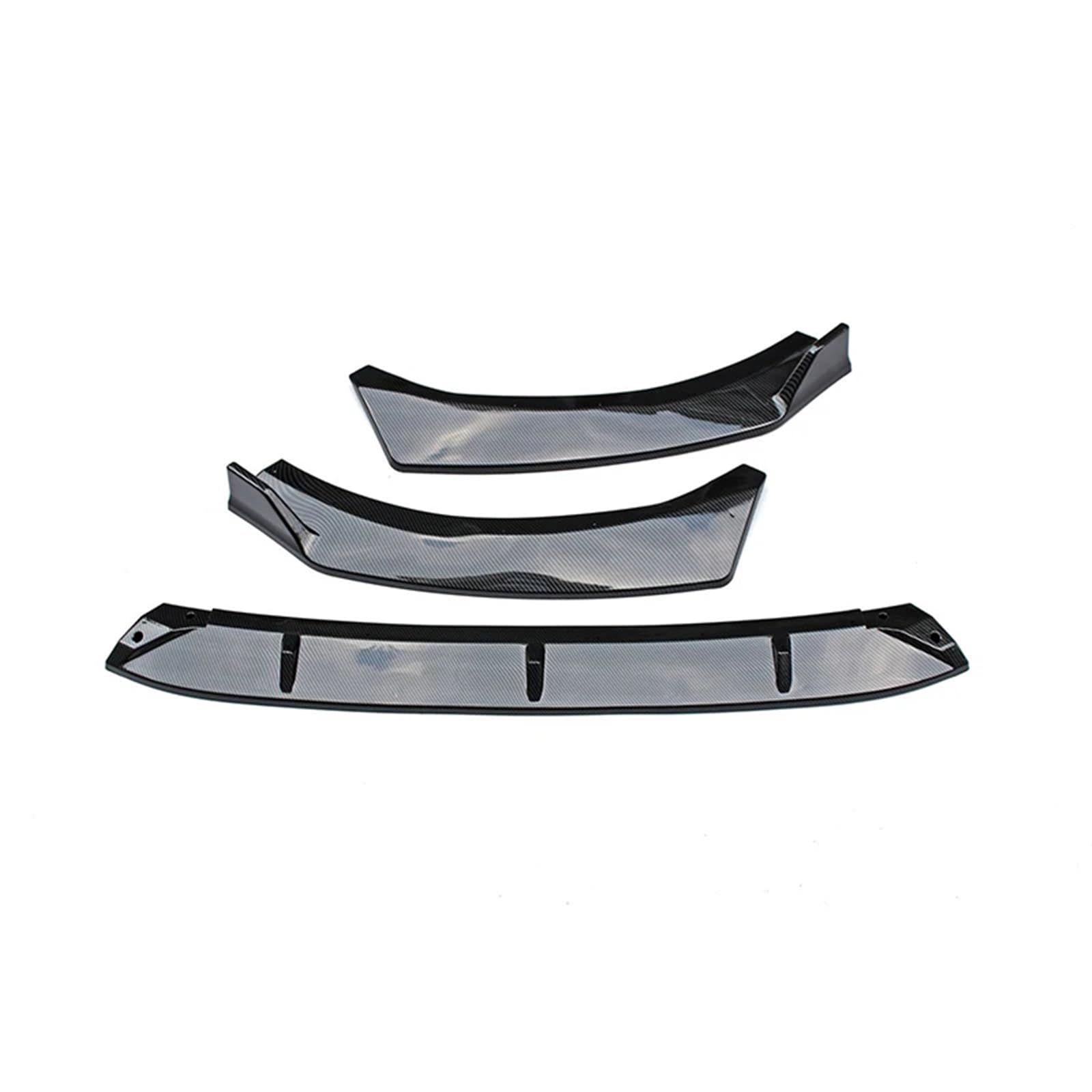 QILINGS Frontstoßstange Spoiler Für KIA K5 2020-2021 Auto Vorderen Stoßfänger Lip Spoiler Seite Splitter Körper Kits Wachen Deflektor Diffusor Schutz Teile Frontlippe Spoiler(Carbon Look) von QILINGS