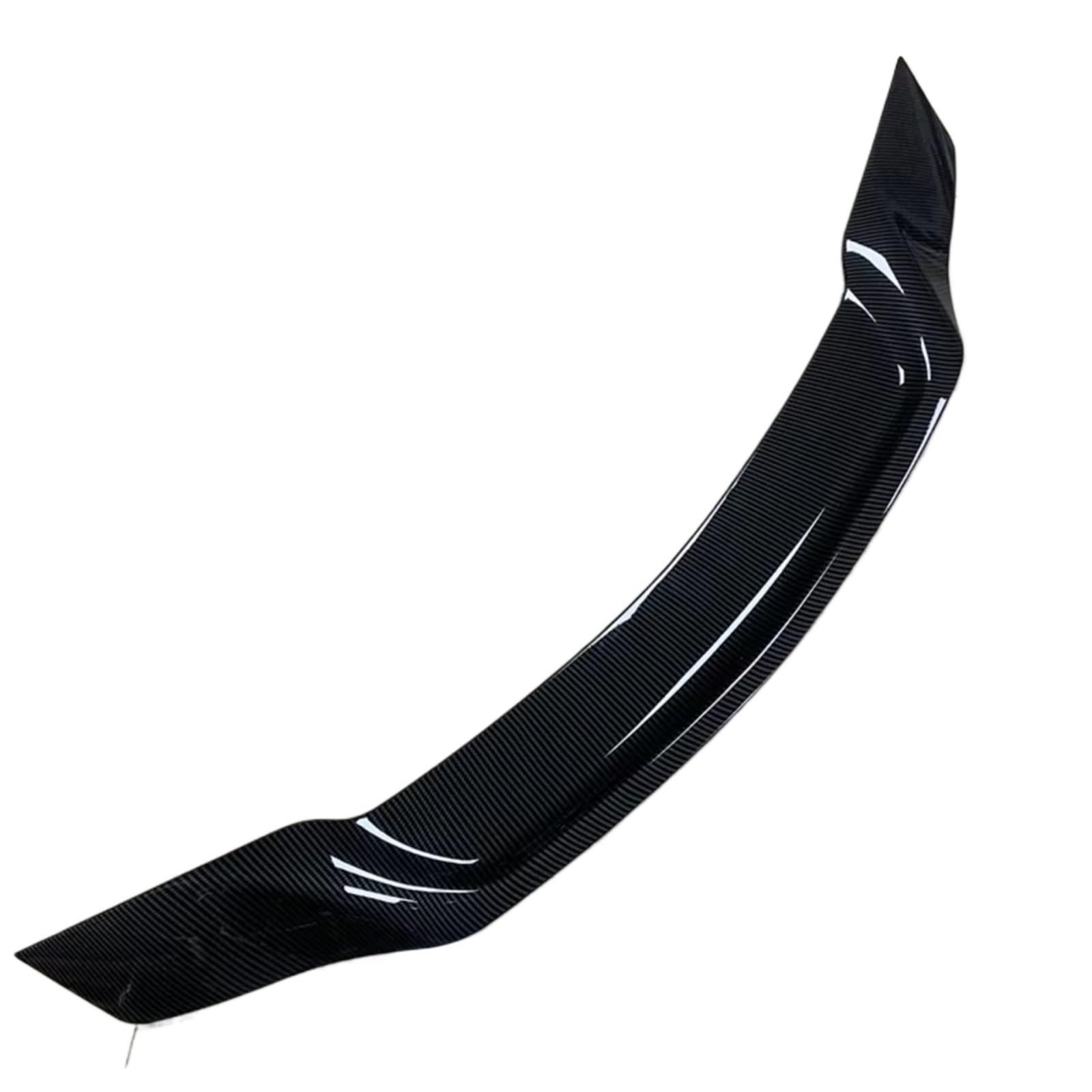 QILINGS Heckspoiler Für Mitsubishi Für Lancer EX Für Evo 2008-2015 Hinten Dach Spoiler Flügel Stamm Lip Boot Abdeckung Auto Styling Kofferraumspoiler(Carbon Fiber Look) von QILINGS